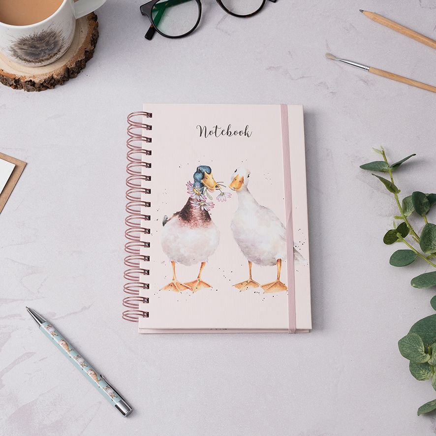Wrendale "Not a Daisy Goes By" Duck Notebook A5 image 1