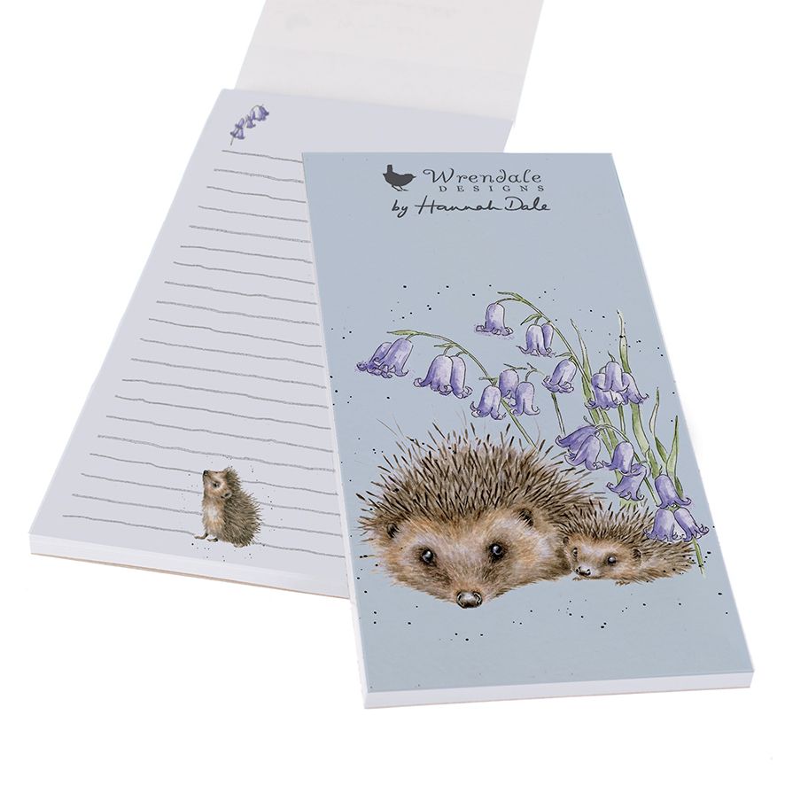 Wrendale "Love and Hedgehugs" Hedgehog Shopping List Pad image 0