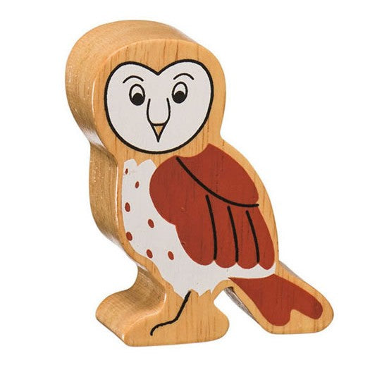 Lanka Kade Natural Wooden Brown Owl NC138 image 0