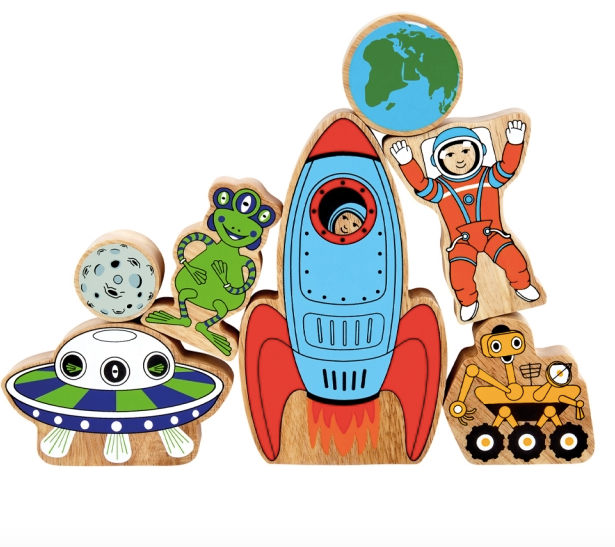 Lanka Kade 7 Piece Space Wooden Playset image 0