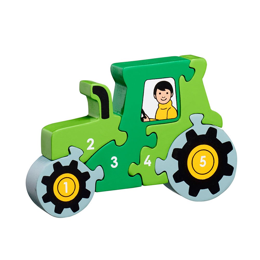 Lanka Kade 1-5 Wooden Tractor Puzzle image 0