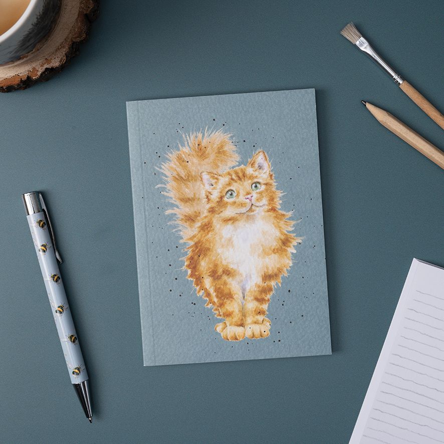 Wrendale "Just Purrr-Fect" Cat Notebook A6 image 1