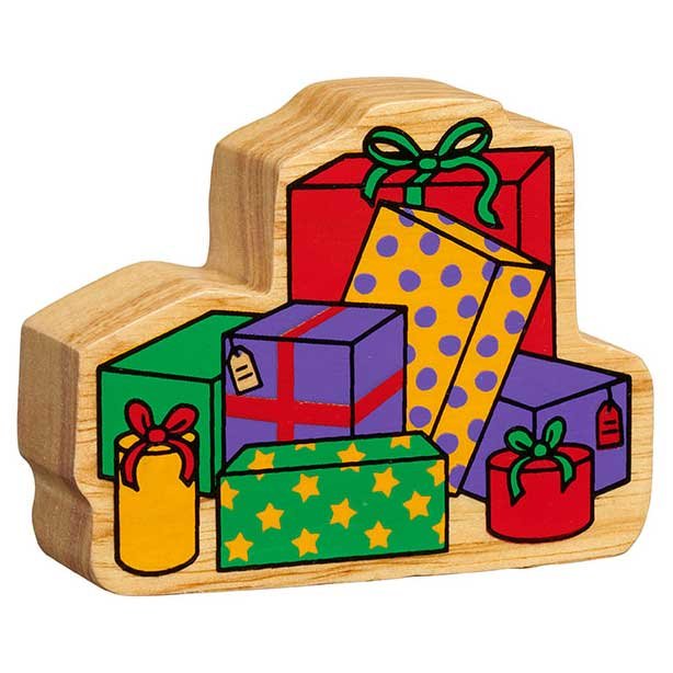 Lanka Kade Natural Wooden Christmas Present Stack NC840 image 0