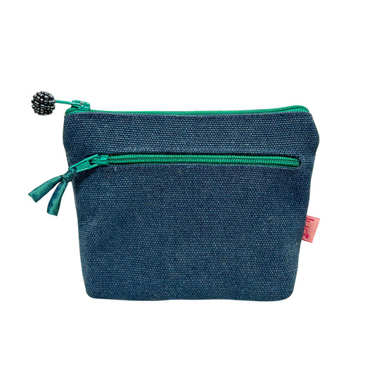 Lua Canvas 2 Zip Purse - Denim image 0