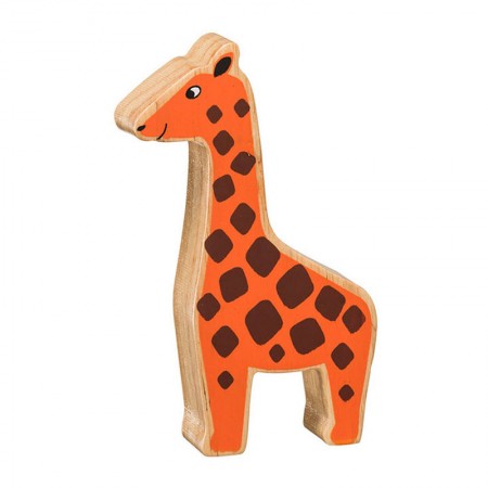 Lanka Kade Natural Wooden Orange Giraffe NC252 image 0