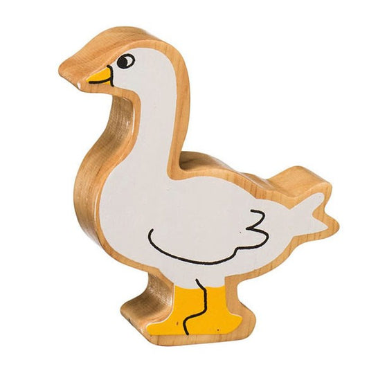 Lanka Kade Natural Wooden White Goose NC118 image 0