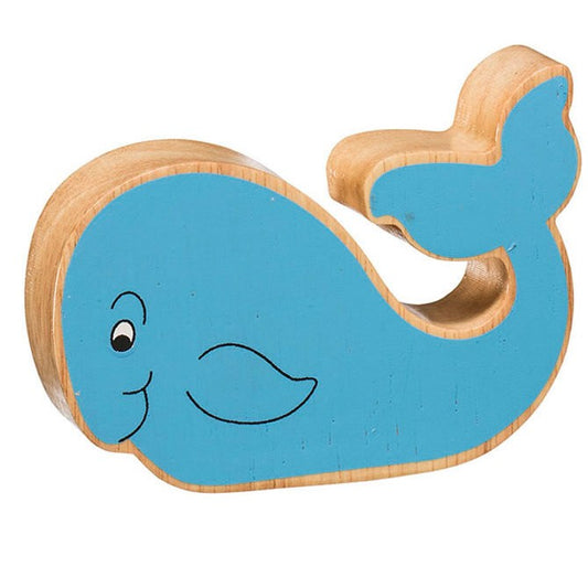 Lanka Kade Natural Wooden Blue Whale NC260 image 0