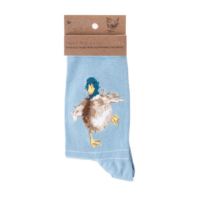 Wrendale 'A Waddle and a Quack' Duck Bamboo Socks image 0