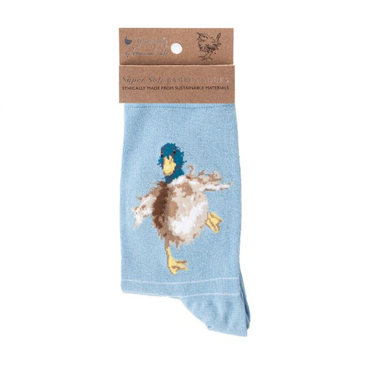 Wrendale 'A Waddle and a Quack' Duck Bamboo Socks image 0