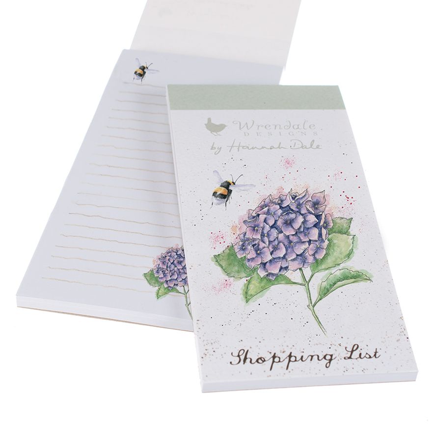 Wrendale Hydrangea Shopping List Pad image 0