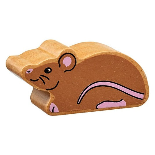 Lanka Kade Natural Wooden Brown Mouse NC141 image 0