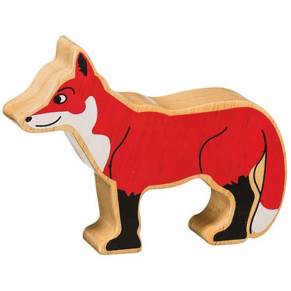 Lanka Kade Natural Wooden Red Fox NC131 image 0