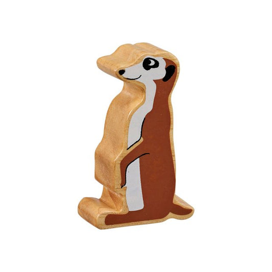 Lanka Kade Natural Wooden Brown Meerkat NC270 image 0