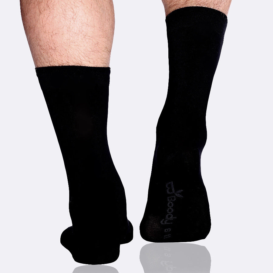 Boody Men's Buisness Socks-Black image 1