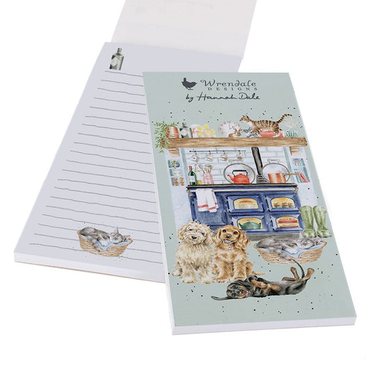 Wrendale "Country Kitchen" Dogs & Cats Shopping List Pad image 0