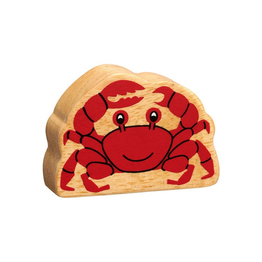 Lanka Kade Natural Wooden Red Crab NC286 image 0