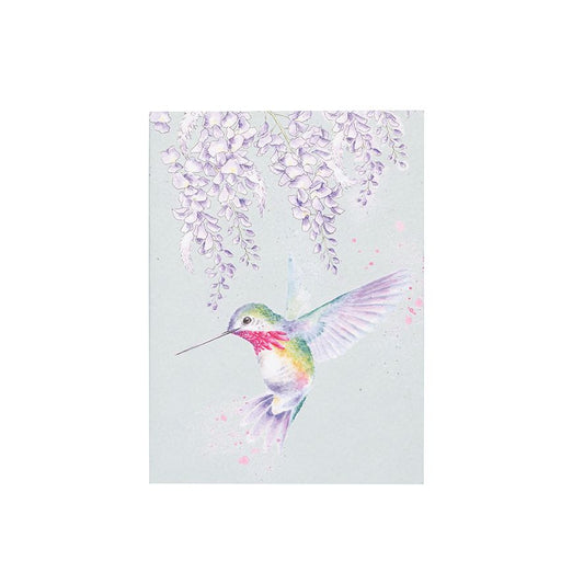 Wrendale "Wisteria Wishes" Hummingbird Notebook A6 image 0