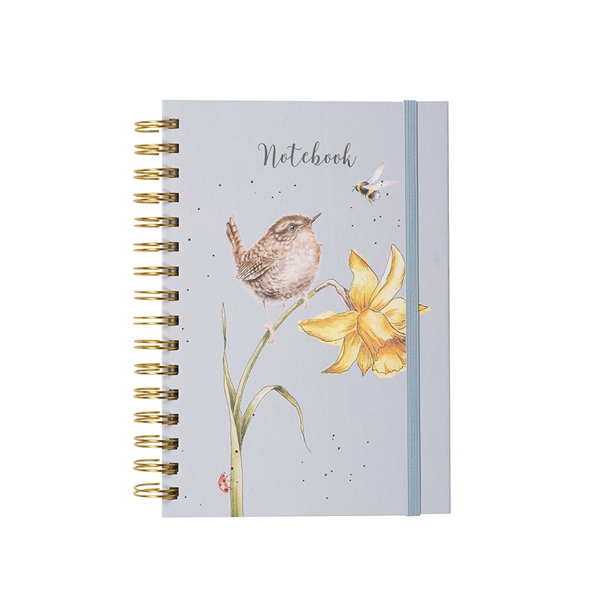 Wrendale "The Birds and the Bees" Wren & Bee Notebook A5 image 0