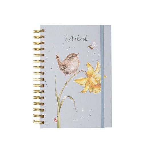Wrendale "The Birds and the Bees" Wren & Bee Notebook A5 image 0