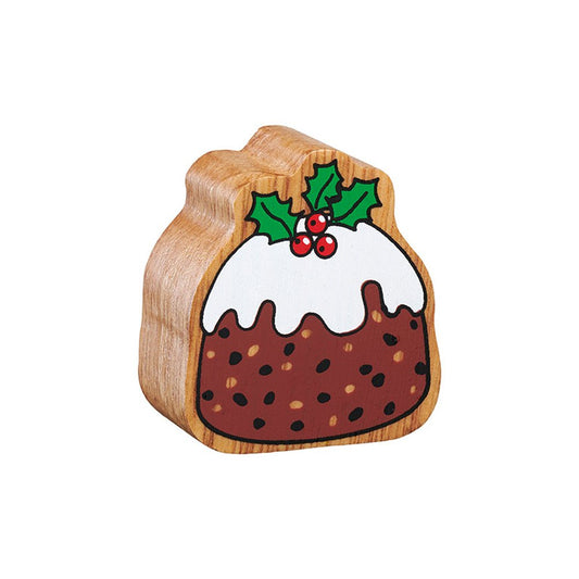 Lanka Kade Natural Brown and White Christmas Pudding NC843 image 0