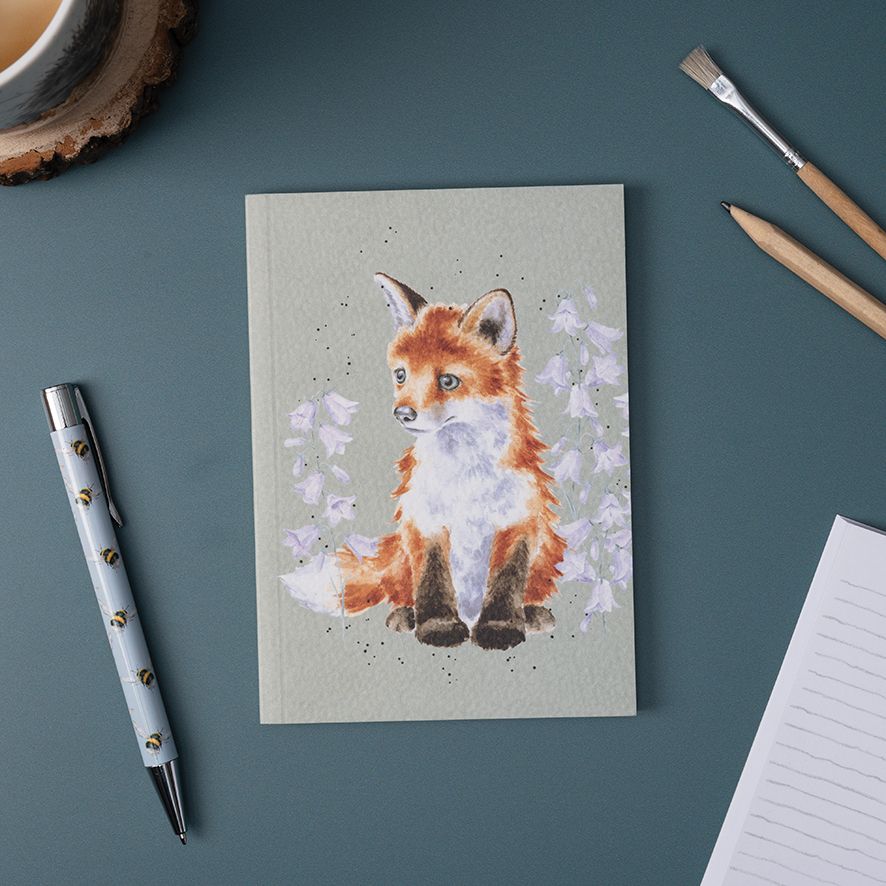 Wrendale "Contemplation" Fox Notebook A6 image 1