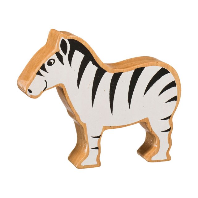 Lanka Kade Natural Wooden Black and White Zebra NC255 image 0