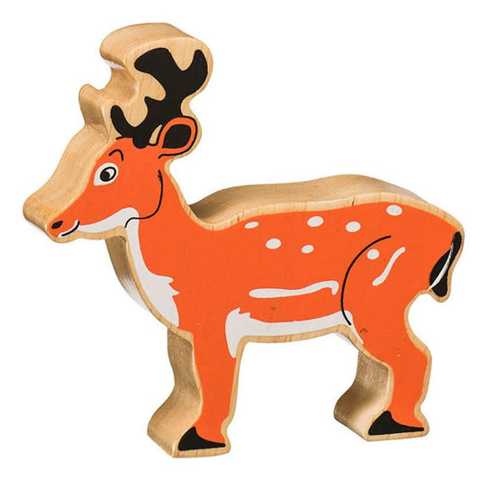 Lanka Kade Natural Wooden Brown Deer NC134 image 0