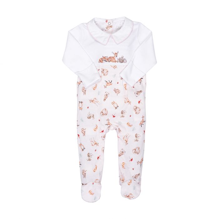 Wrendale Little Wren Babygrow - Little Forest image 0