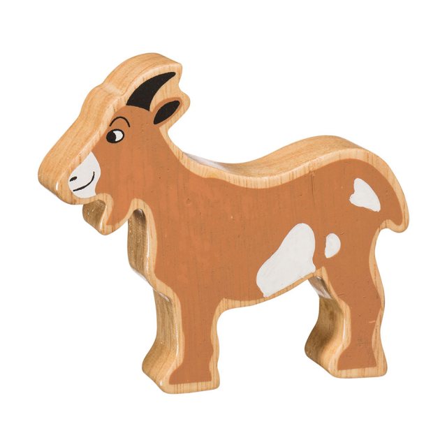 Lanka Kade Natural Wooden Brown Goat NC111 image 0