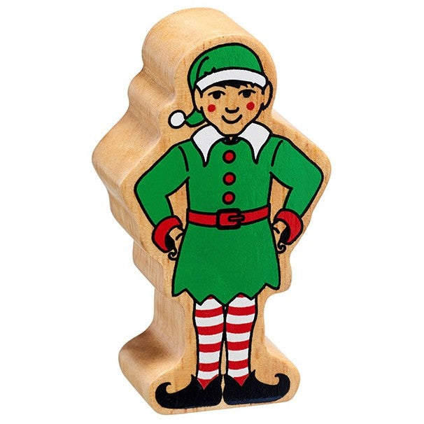 Lanka Kade Natural Wooden Green Elf NC591 image 0