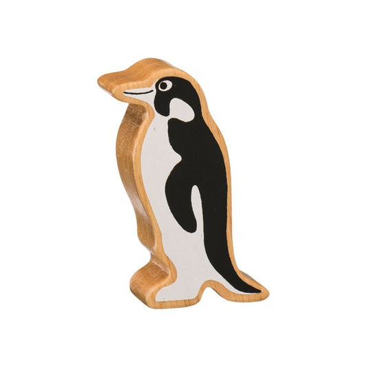 Lanka Kade Natural Wooden Black and White Penguin NC265 image 0