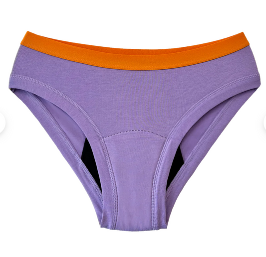 Fluxies Teen Hipster Period Pants - Purple Fizz image 0