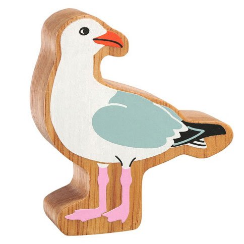 Lanka Kade Natural Wooden White Seagull NC164 image 0