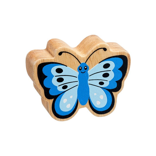 Lanka Kade Natural Wooden Blue Butterfly NC193 image 0