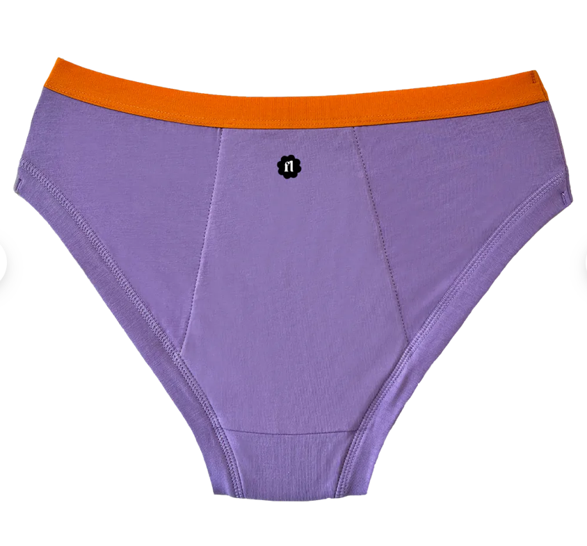 Fluxies Teen Hipster Period Pants - Purple Fizz image 1