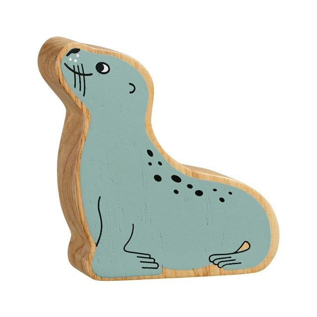 Lanka Kade Natural Wooden Grey Sea Lion NC283 image 0