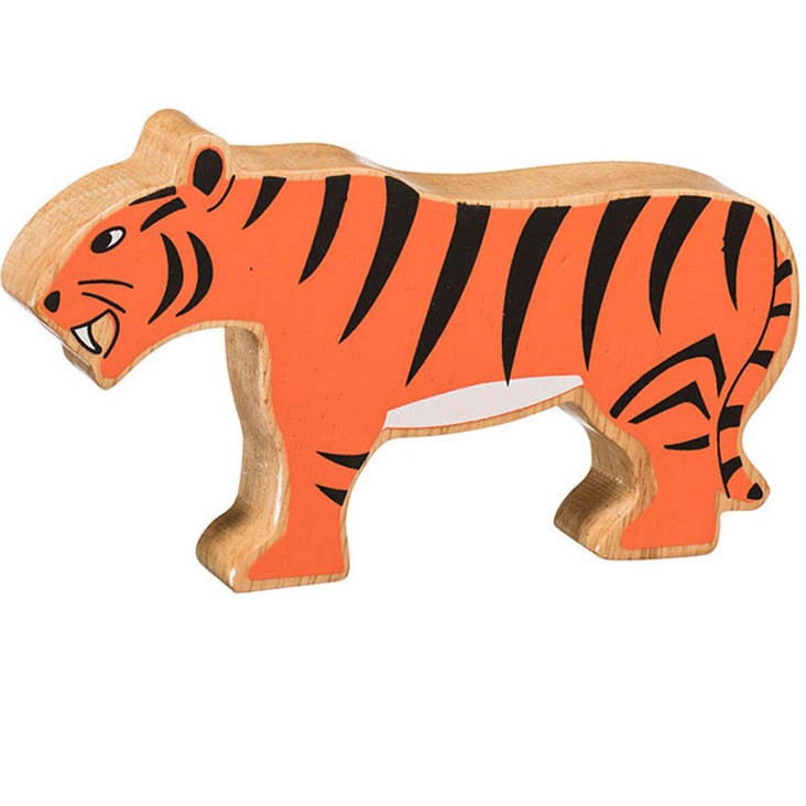 Lanka Kade Natural Wooden Orange Tiger NC259 image 0
