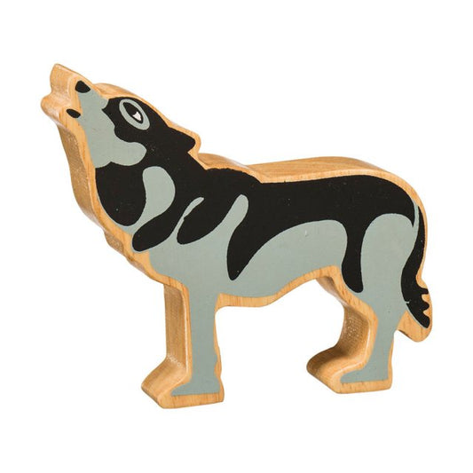 Lanka Kade Natural Wooden Black and Grey Wolf NC271 image 0